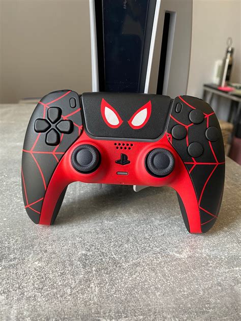 Custom Miles Morales Themed Dualsense PS5 Controller | Etsy