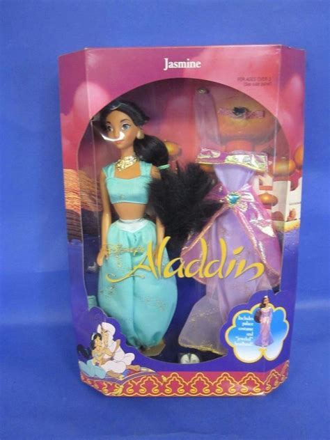 1992 Disney's Aladdin Jasmine Mattel w/12" doll & palace costume - NRFB ...