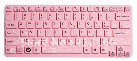 New colorful pink laptop Keyboard Skin Cover Protector for Sony Vaio ...