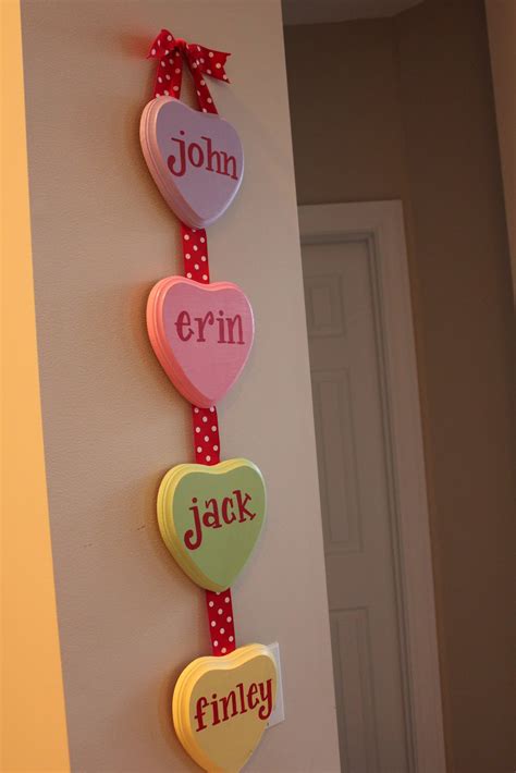 Valentine Name Craft ’s Day Heart Activity Word Holiday Pdf