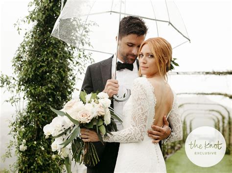 Brittany Snow's Wedding Gown and Reception Dress: Pics