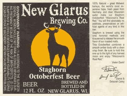 New Glarus Staghorn Octoberfest returns for fall season | BeerPulse