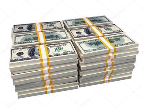 Bank stack of 100 dollar bills | Stack of 100 dollar bills — Stock Photo © Dmitrydesign #11850022