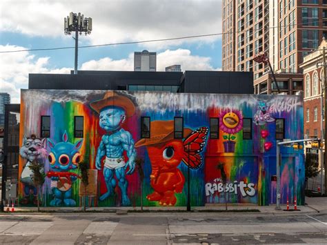 Vivid new mural in Deep Ellum Dallas is from a world-famous artist - CultureMap Dallas