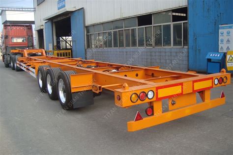 Tri - Axle Container Trailer Chassis