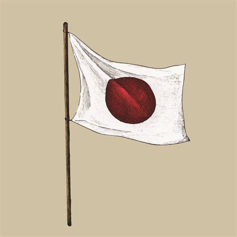 Illustration of Japanese Flag - Download Free Vectors, Clipart Graphics & Vector Art