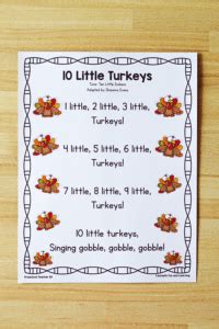 10 Little Turkeys Preschool Song - Fantastic Fun & Learning