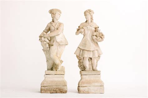 Pair of Early 20th Century French Garden Statues For Sale at 1stDibs ...