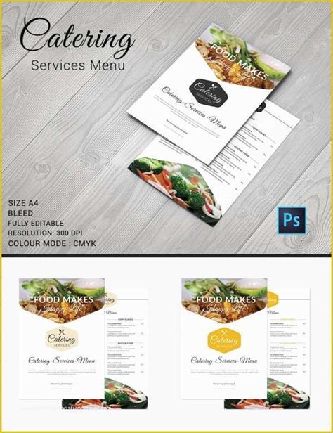 Catering Website Templates Free Of Catering Brochure Examples Awesome ...