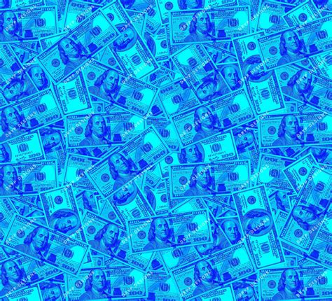 Blue 100 Dollar Bills Cash Money Seamless Digital Paper - Etsy | 100 ...