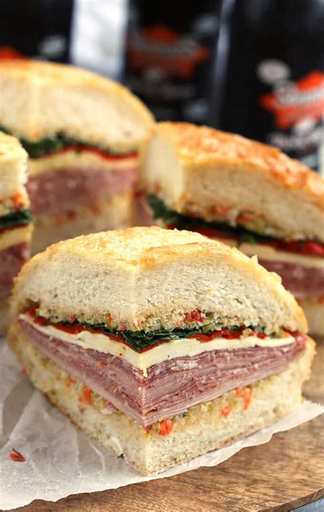 Classic Muffuletta Sandwich Recipe - The Suburban Soapbox