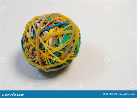 Ball of Colorfull Rubber Band Stock Photo - Image of health, bands ...