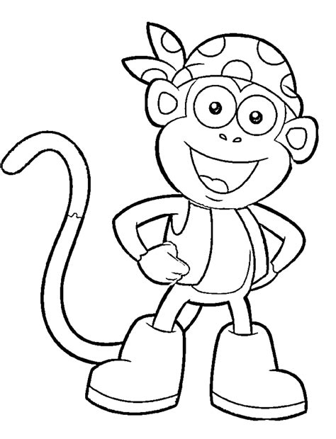 Printable Cartoon Characters Coloring Pages
