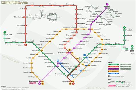 Singapore Mrt Map Singapore Public Transport Singapore Map System Map ...