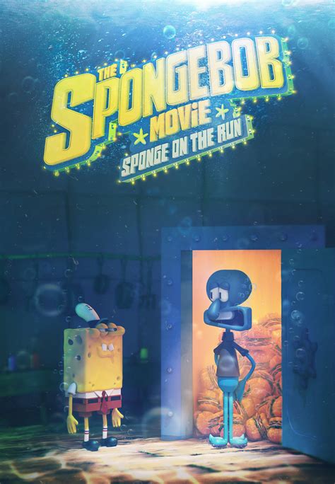 Spongebob movie poster 3D :: Behance