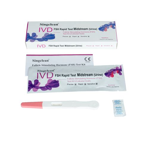 China Ce Approved Fsh (Follicle Stimulating Hormone) Menopause Test Kit-Pregnancy Assistance ...