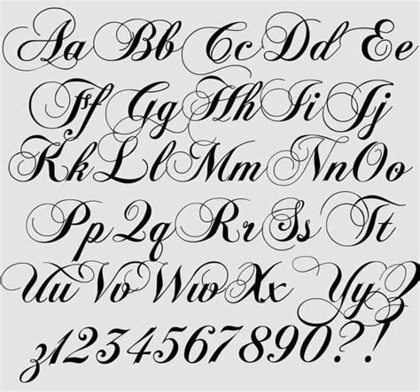 plantillas de abecedario de lettering | Calligraphy alphabet, Tattoo ...