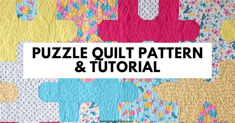 FREE Jigsaw Puzzle Quilt Pattern (AccuQuilt-Friendly Tutorial!)