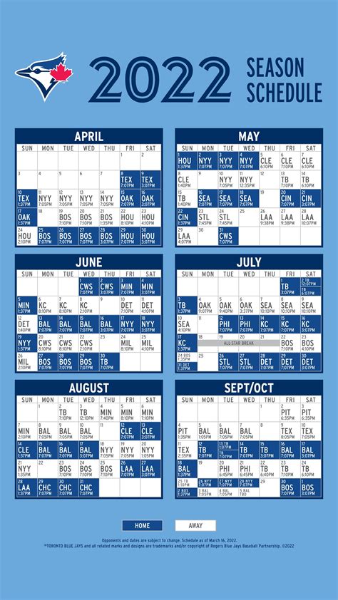 Mlb Schedule 2024 Blue Jays - Astra Milzie