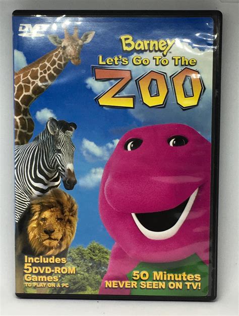 Barney - Lets Go to the Zoo (DVD, 5 DVD-ROM PC Games, 2003) 45986028235 | eBay