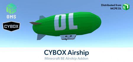 CYBOX Airship Add-on 1.18+ | Minecraft PE Mods & Addons