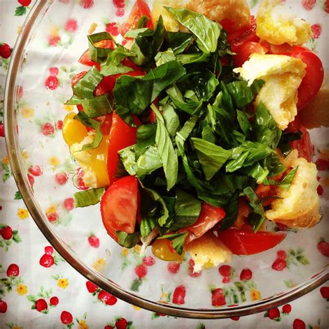 italian tomato & bread salad - my lovely little lunch box