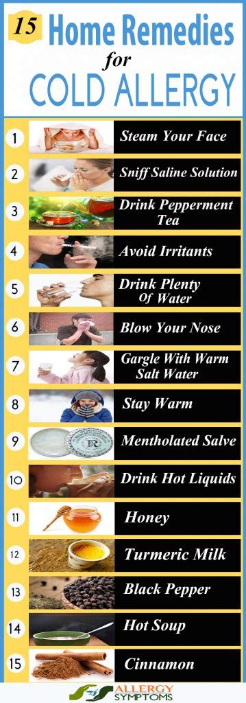 15 Home Remedies for Cold Allergy - Allergy-symptoms.org