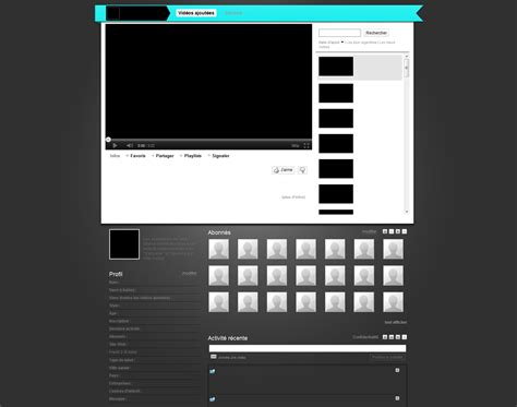 Free Youtube Channel Template .psd by Draganja on DeviantArt