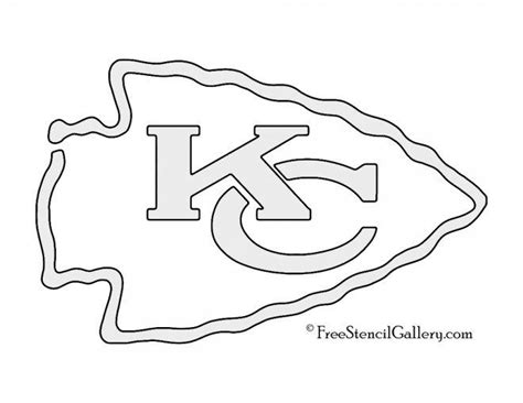 Blank Chiefs Coloring Pages in 2020 | Nfl kansas city chiefs, Kansas city chiefs craft, Kansas ...