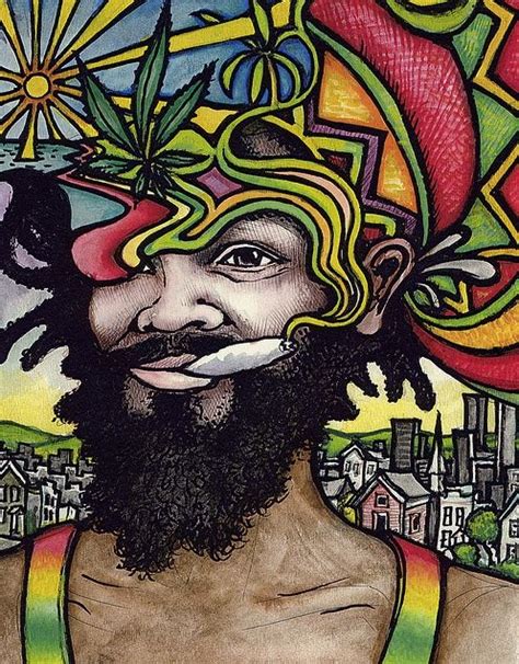 Rastafarian Art Gallery | Rasta art, Psychedelic art, Cannabis art