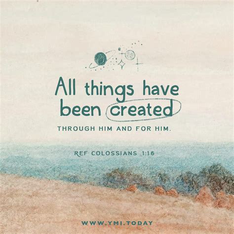 Typography: Colossians 1:16 - YMI