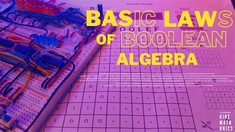 Basic Laws of Boolean Algebra - YouTube