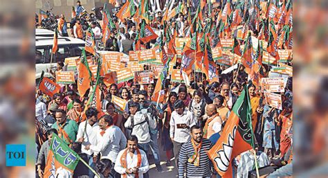 Bjp Takes Out Rally Against Cm, Cong Calls It ‘drama’ | Ranchi News - Times of India