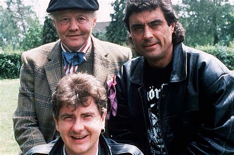 Ian McShane in Lovejoy with Dudley Sutton and Chris Jury | British tv mysteries, British tv, Tv ...