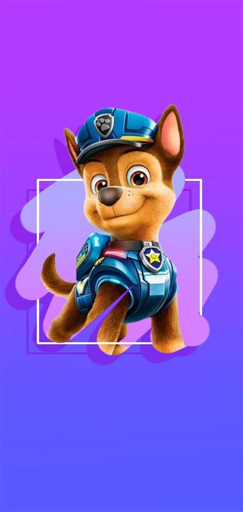 PAW Patrol Chase Wallpaper | Paw patrol cartoon, Paw patrol characters ...