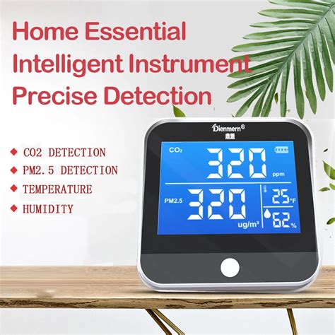 Portable Indoor Co2 Meter High Sensitivity Co2 Gas Detector Desktop ...