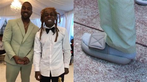 thoughts on kanye west’s wedding slides and suit combo - i-D