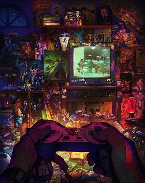 90's kid gaming https://ift.tt/2FNBUXs | Retro gaming art, Gaming ...