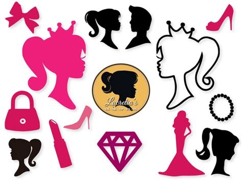 Barbie Barbie SVG Barbie silhouettes for Silhouette Cameo