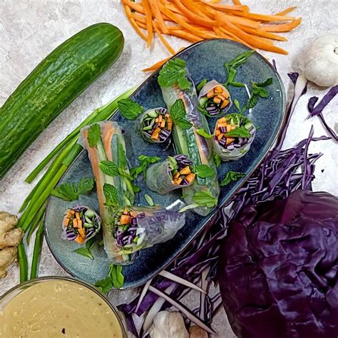 Rainbow Rice Paper Rolls - Cook4yourself: Healthy recipes