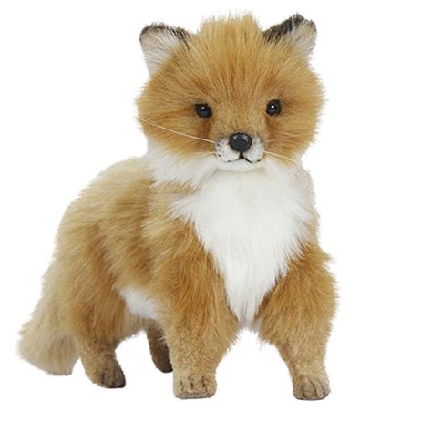 Fox baby standing 36cm Plush Soft Toy By Hansa | Dragon Toys Teddy Bears and Soft Toys