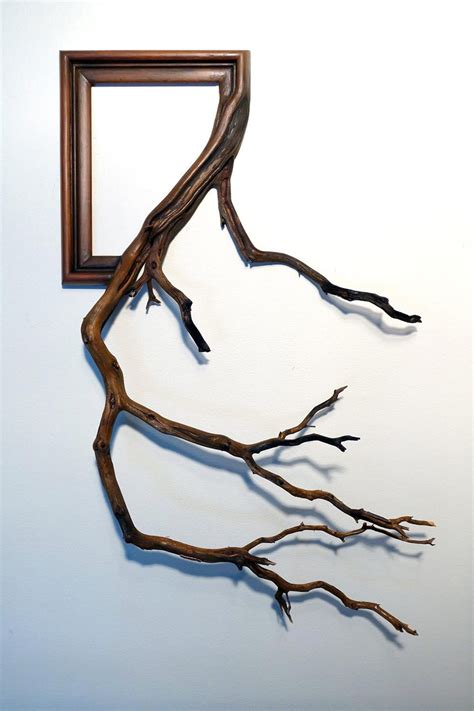 Twisted Tree Branches Fused with Ornate Picture Frames by Darryl Cox ...