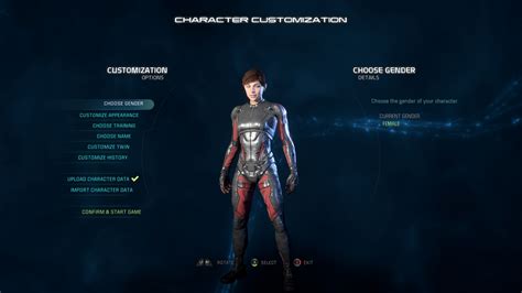 Mass Effect Andromeda Character Creation: training, classes, profiles and starting skills guide ...