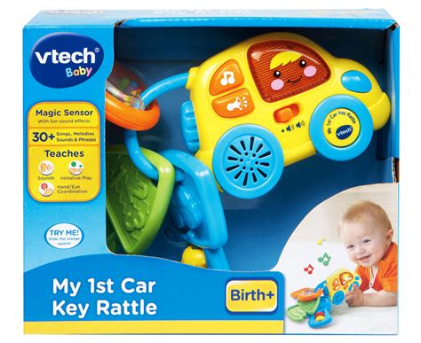 VTech Baby My 1st Car Key Rattle Baby/Infant Activity/Toy with Sound/Music | Www.catch.com.au