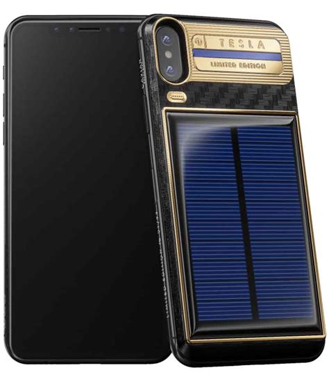 Russian Brand Releases 'Tesla' Solar iPhone X | GearJunkie