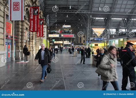 Frankfurt Train Station editorial stock photo. Image of central - 29644763