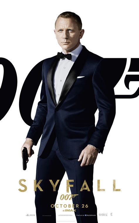 Skyfall Poster - Daniel Craig - HeyUGuys