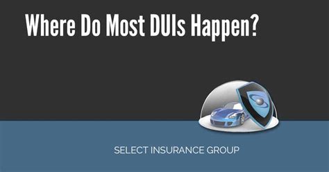 Where Do Most DUIs Happen? | Select Insurance Group