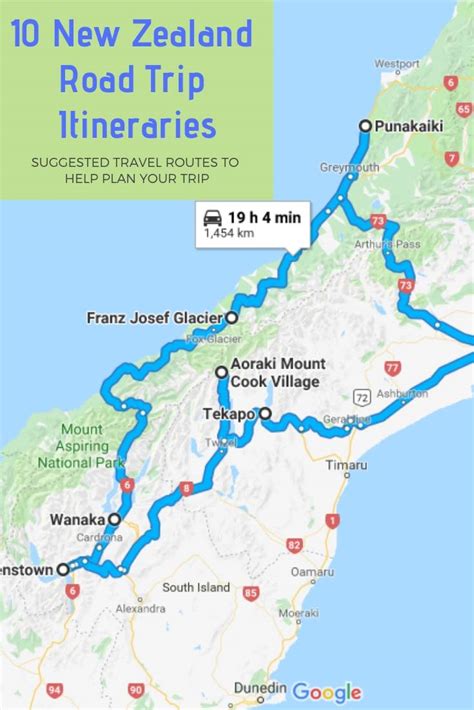 10 New Zealand Road Trip Itinerary Ideas - Plan Your New Zealand Route ...