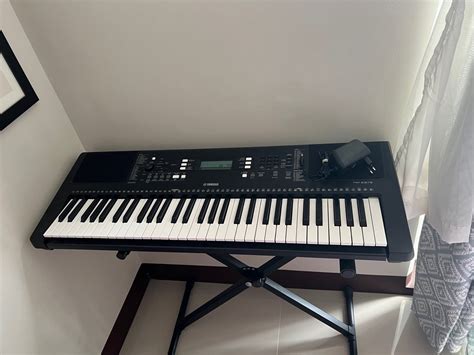 Yamaha PSR E373 Keyboard with Stand, Hobbies & Toys, Music & Media, Musical Instruments on Carousell